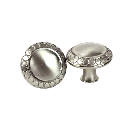 De colección Manija Redonda Tirón Cocina/Baño Gabinete Hardware Cepillado - Imagen 2 de 10