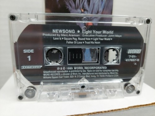 Newsong - Light Your World - Cassette Tape 1989 Christian Gospel - Picture 3 of 4