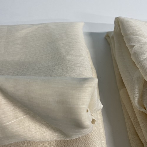 Pannelli Tenda Finestra 52x108 Trasparenti (Set di 2) Avorio NUOVO FMFunctex Poliestere 2-Pa - Foto 10 di 12