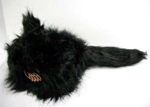 Daniel Boone Oso Negro Sombrero con Ojos y Orejas Peluche Acrílico Grande - Imagen 2 de 2