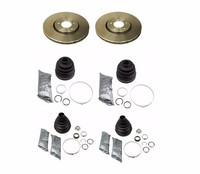 Vw Beetle Golf Jetta Set Of 2 Front Disc Brake Rotors + Boots on sale Vw Beetle Golf Jetta Set Of 2 Front Disc Brake Rotors + Boots on sale