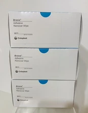 3 BOXES Coloplast 120115 Brava Adhesive Remover Wipes 3BX/30EA