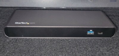 StarTechThunderbolt 3 Dock Dual Monitor 4K Docking Station TB3DKDPMAW No Cables