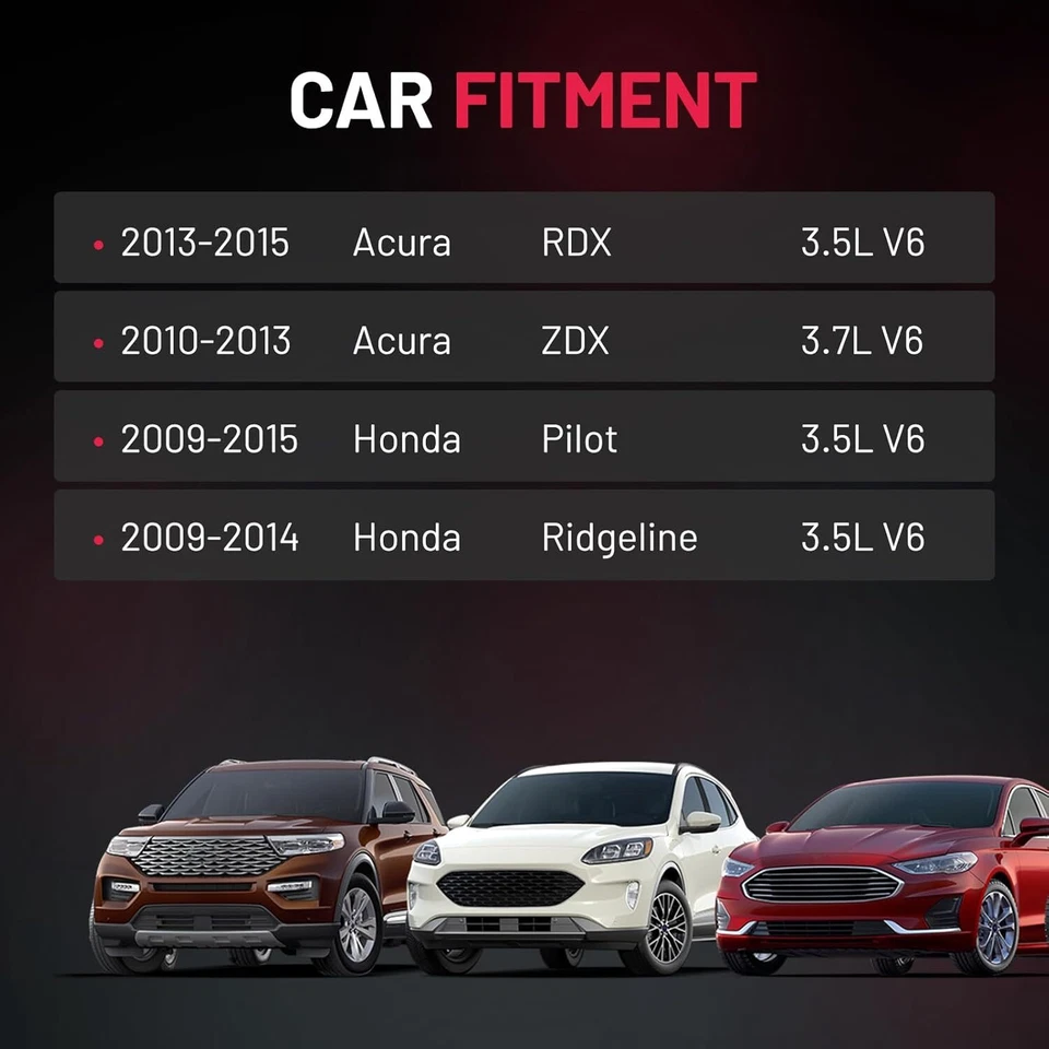 6 Ignition Bobinas Pack UF624 and Spark Plugs Fits 2009-2015 Honda Pilot 3.5L V6 - Image 3 of 4