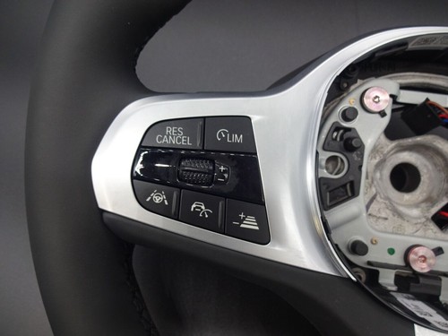 Genuine BMW M Steering Wheel All G Models Leather ACC Hands Off Speed Limit Tempo NEW - Picture 3 of 6