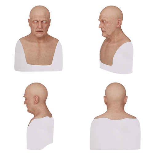 Trump-Kopfbedeckung für alte Männer, realistische Silikon-Maskerade, voller Kopf - Picture 6 of 11