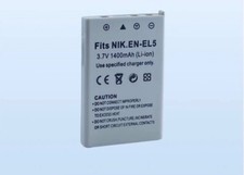 1-Pack EN-EL5 Battery for Nikon Coolpix 4200, 5200, 5900, 7900, P3, P4