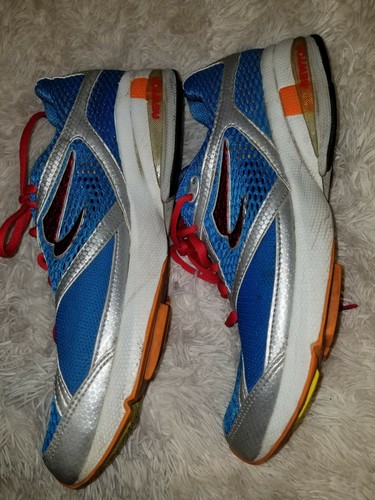 NEWTON MEN/MAN 00110 SIZE 9 EURO 42 UK 8 ATHLETIC RUNNING BLUE SHOES LACE UP   - Picture 4 of 6