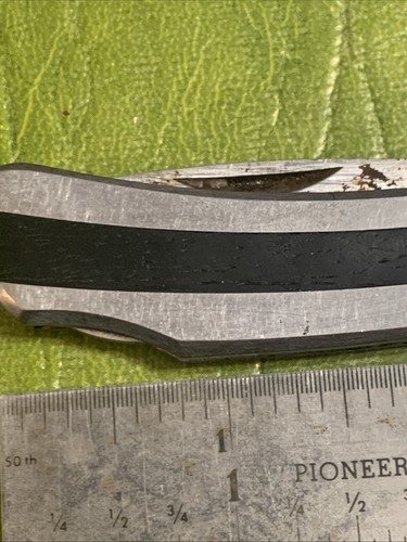 Vintage Klein Tools Folding Pocket Knife Japan Rosewood Insert - Picture 2 of 9