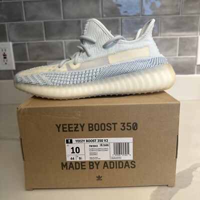 Size 10 - Adidas Yeezy Boost 350 V2 Cloud White Non-Reflective Deadstock