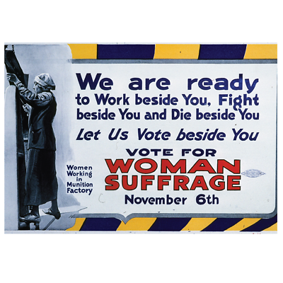 Vintage Womens Rights Posters Women'S Rights, C1917. /Nposter For The