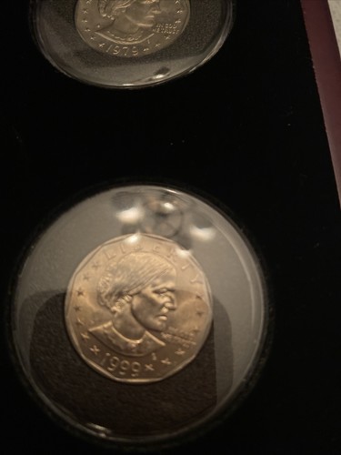 THE FRANKLIN MINT . First & Last Susan B. Anthony Dollars 1979&1999. COA. - Picture 3 of 4