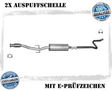 Mittelschalldämpfer für Peugeot 207,CC, SW 1.4, 1.6 Auspuff Flexrohr Schelle