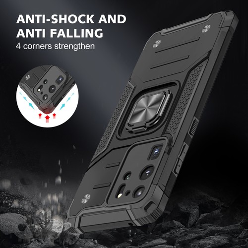 Case For Samsung Galaxy S22 Plus S22 Ultra A72 5G Ring Stand Phone Cover - Picture 2 of 10
