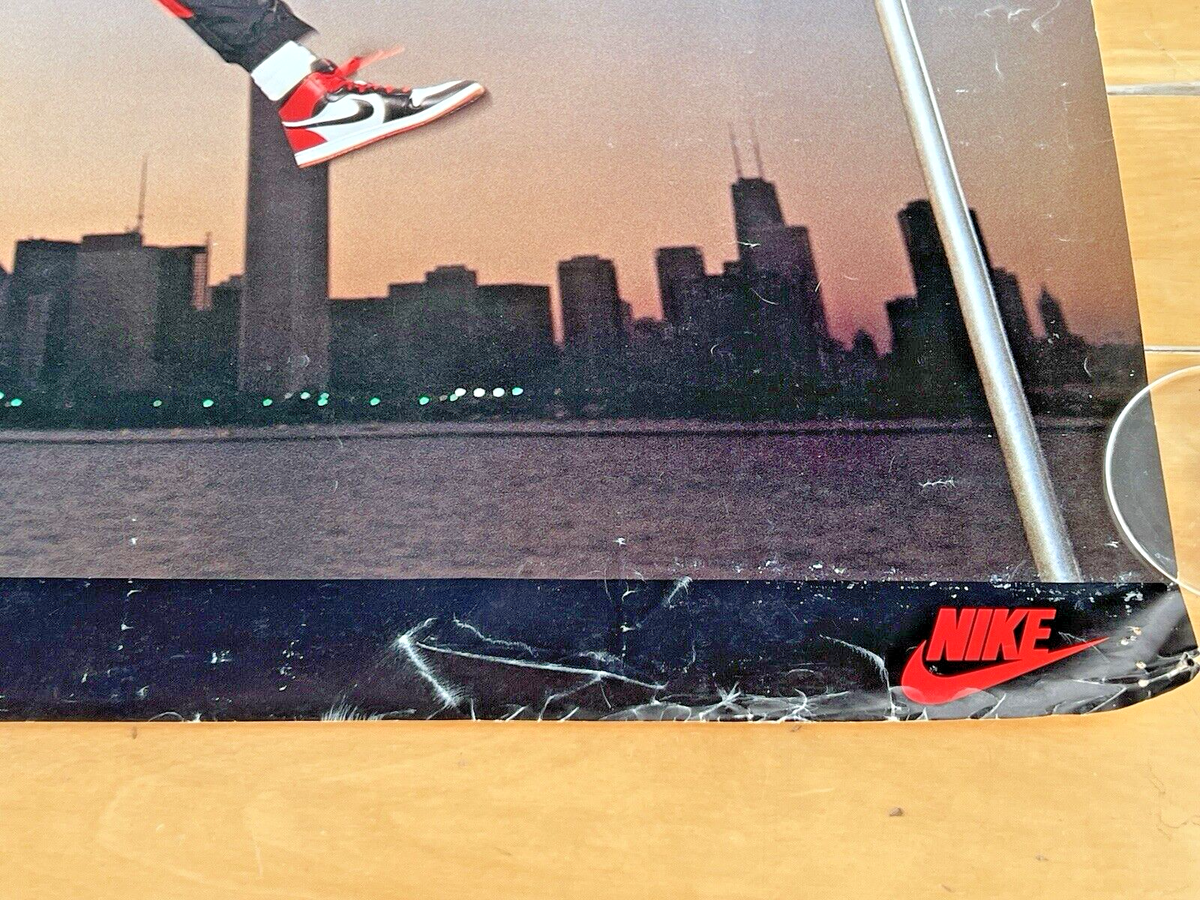 【激レア】Nike Michael Jordan ポスター Vintage Original 1985 Michael Jordan NIKE Poster ROOKIE