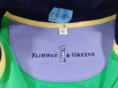 Men's Fairway & Greene River Oaks CC Green Pullover 1/4 Zipper Vest Size Large - Picture 6 of 10