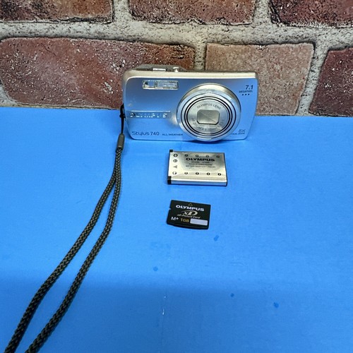 Olympus Stylus 740 7.1MP Digital Camera All Weather Silver - Picture 15 of 15