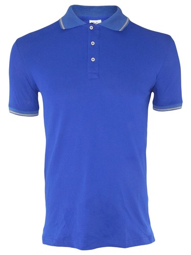Polo Uomo Rosso Blu Verde Bianco Slim Fit Cotone Piquet Made Italy Manica Corta - Imagen 21 de 39