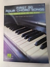 First 50 4-Chord Songs You Should Play on the Piano (English) Paperback Book