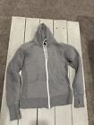Lululemon Women 6 Gray Scuba Funnel Cowl Neck Sweatshirt Pockets