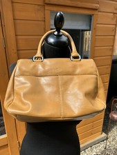 Radley Tan Beige Brown Leather Small Tote Handbag Bag