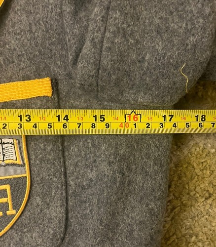 Beau Brummel B/A Academy Size 9 Pure Wool Blazer TV Production Costume Rare Gray - Picture 12 of 14