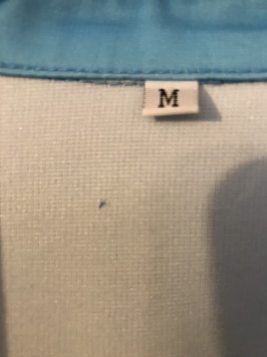 M Herren VINTAGE ALOHA Türkis & Schwarz Island Floral Hawaiihemd SIEHE MÄNGEL - Bild 3 von 5