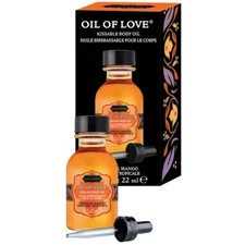 KAMA SUTRA OIL OF LOVE KISSABLE BODY OIL - TROPICAL MANGO  0.75 oz (22ML)