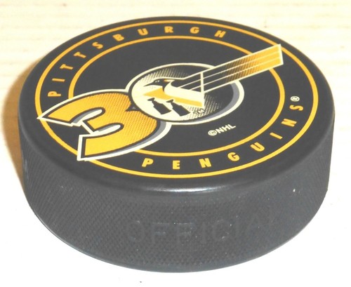 NHL Pittsburgh Penguins BP Ice-Gard 30th Anniversary Official Hockey Puck - Picture 5 of 5