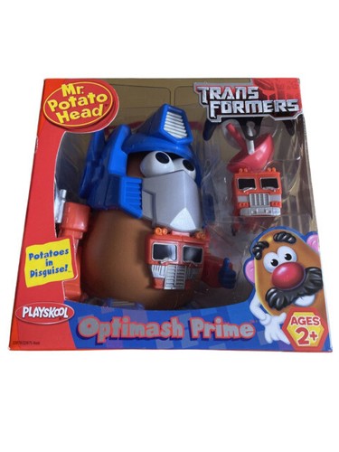 RARE NEW Playskool Mr. Potato Head Optimash-Prime Transformers Toy RETIRED NIB - 第 1/1 張圖片