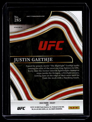 その他 2022 Donruss Optic UFC JUSTIN GAETHJE