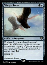 MTG 2024 Winged Boots #124 Outlaws of Thunder Junction M/NM Card