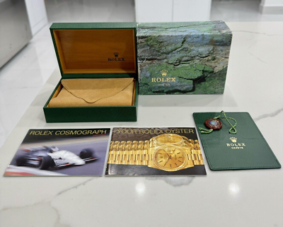 Authentic ROLEX Daytona 16520 ZENITH Watch Box Set Full Set