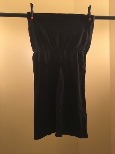 Pantalones cortos negros de maternidad Introspect con cintura plegable grandes - Imagen 4 de 4