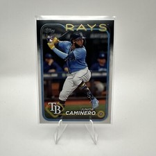 2024 Topps Series 2 Rookie RC #628 Junior Caminero Tampa Bay Rays Rookie