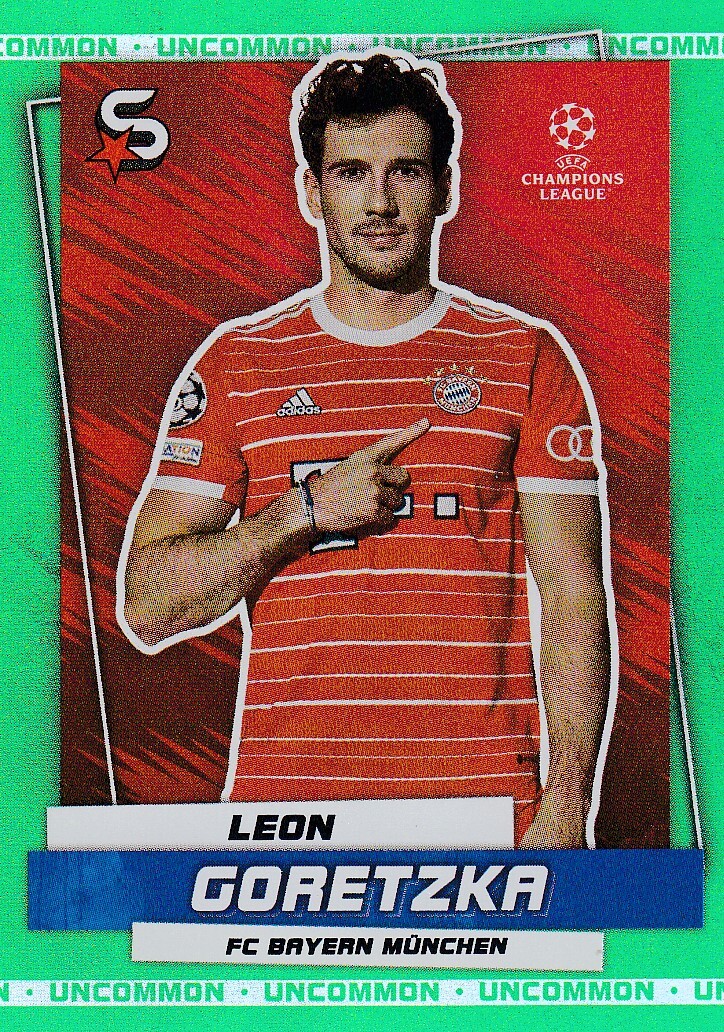 TOPPS FOOTBALL SUPERSTARS 2022-23 2022/23 22/23 UNCOMMON CARDS - GREEN FOIL - Picture 51 of 97
