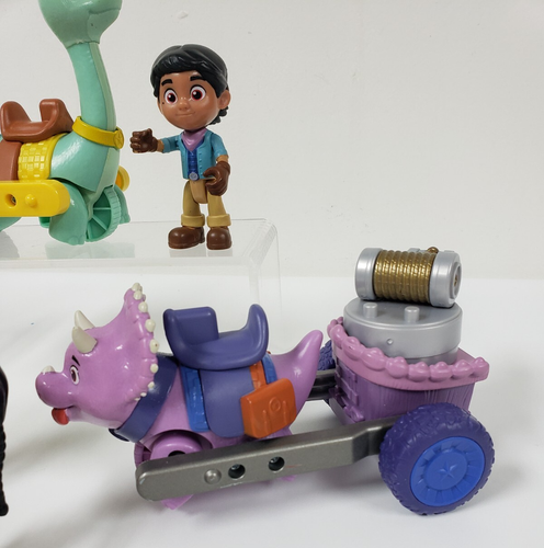 Disney Jr Dino Ranch Toys Lot Action Figures Dinosaurs 9 Pieces - Picture 5 of 8