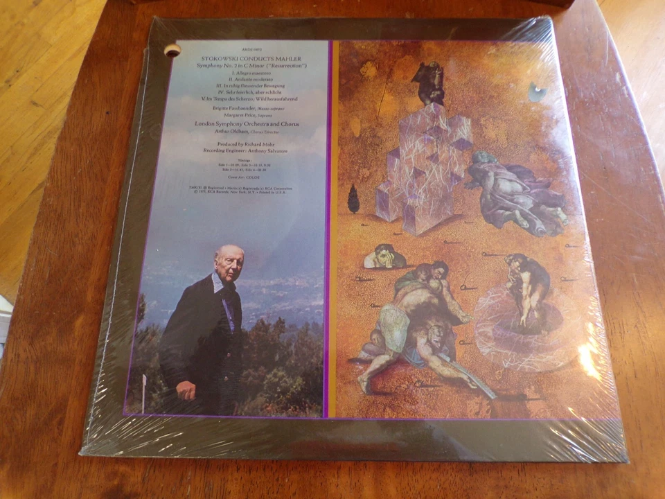 Mahler Symphony 2 Resurrection Stokowski & London Symphony Orchestra & Chorus LP - Image 2 of 2