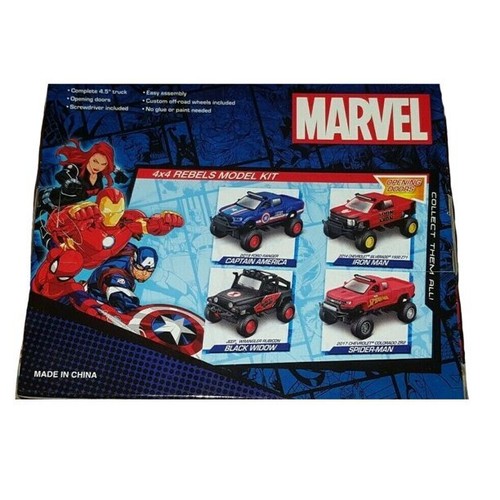 Marvel 2017 Chevrolet Colorado ZR2 SPIDER-MAN 4x4 Rebels Model Kit - Picture 2 of 3