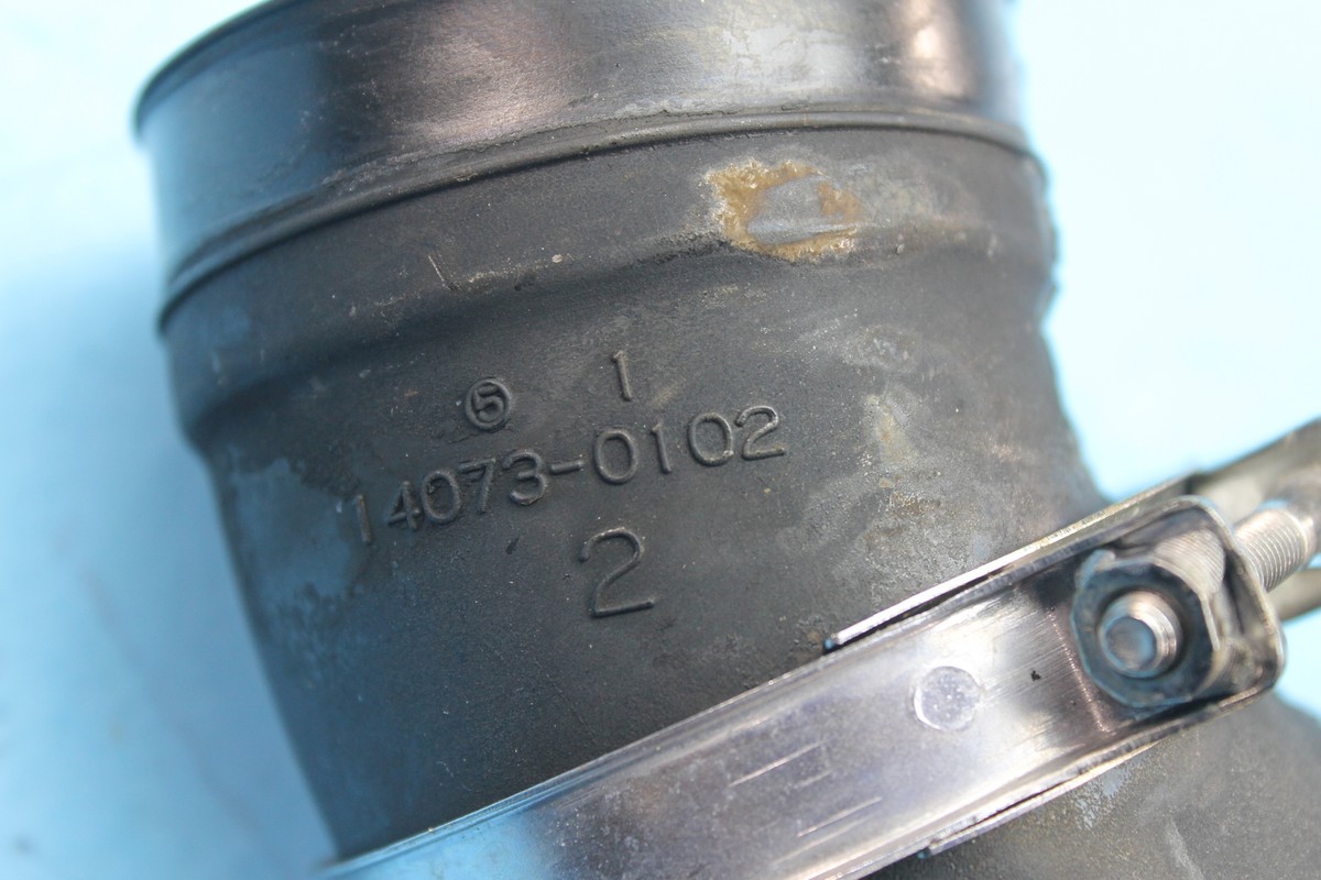 626 08-11 KAWASAKI NINJA ZX14 RAM AIR INTAKE RUBBER DUCT TUBE