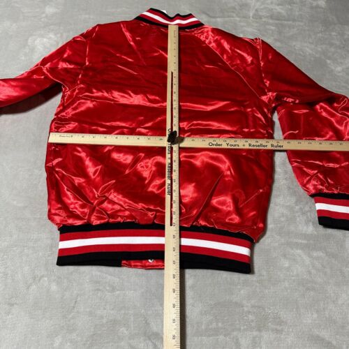 Full Send Red Satin Jacket Size Small NWT - Picture 3 of 5