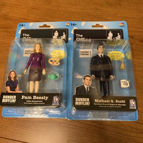 The Office Michael G Scott Serie 1 Actionfigur Phatmojo Pam Beesly Menge 2
