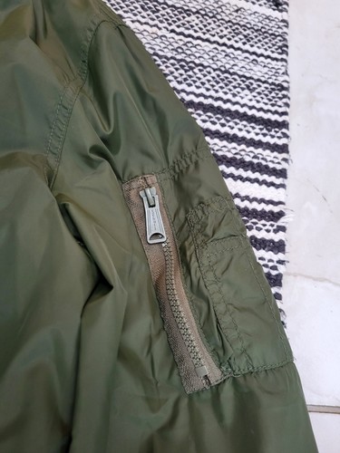 Schott NYC Bomberjacke USA grün Gr. L - Bild 6 von 12