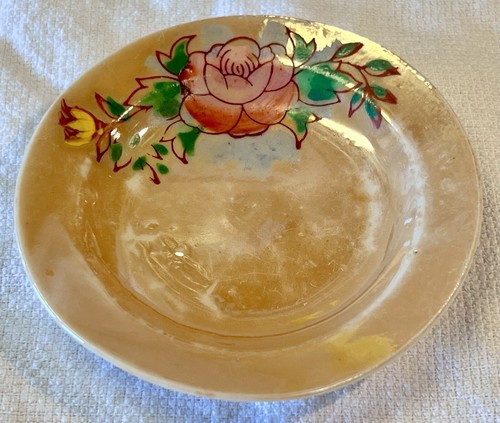 Miniature Occupied Japan Teacup Saucer Set Floral Hand Painted Collectible - Picture 6 of 14