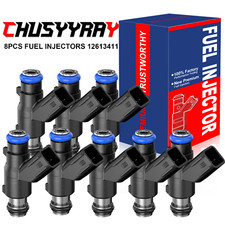 Genuine 8PCS Fuel Injectors 12613411 For Chevrolet GMC 4.8L 5.3L 6.0L A++