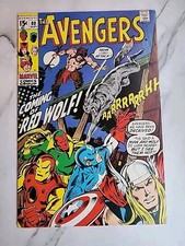 💥The Avengers 80, (Marvel, Sept 1970) 1st appearance of Red Wolf