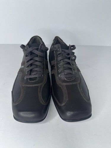 Calvin Klein Ben Shoes Men's Size 12 Brown Leather Suede Ben Lace Up 9 Out Of 10 - Picture 3 of 9