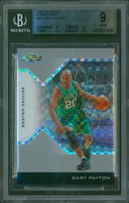 2004-05 Topps Finest X-Fractor GARY PAYTON #66 Rare Celtics SP #/199 Mint BGS 9