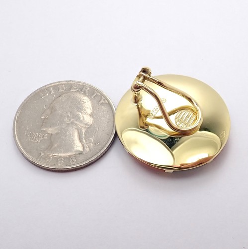 Pendientes Tiffany & Co Cummings Oro 18k Madreperla Cornalina Cuadros - Imagen 8 de 12