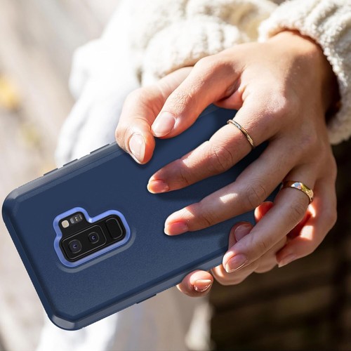 For Samsung Galaxy S9/S9+ Rubber Case Shockproof Rugged Cover /Belt Clip Holster - Picture 59 of 83